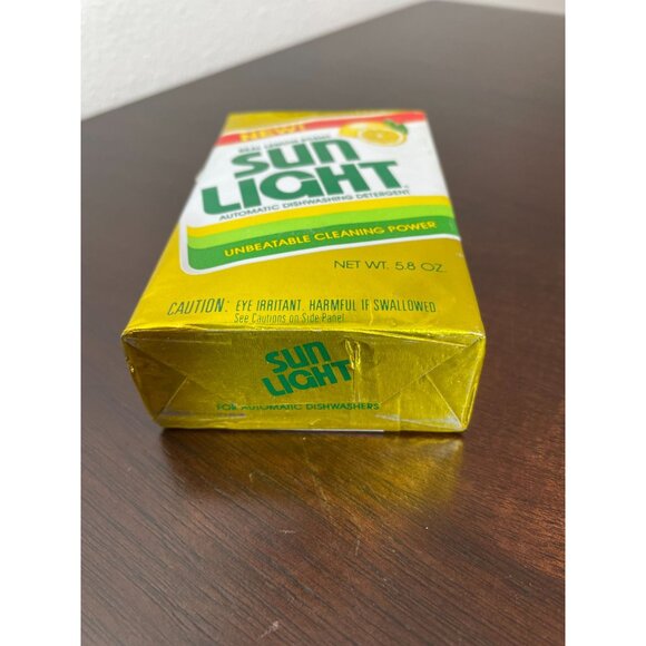 Vintage Sun Light Dishwashing Detergent 5.8oz - NEW - Lemon Scent - Picture 6 of 6